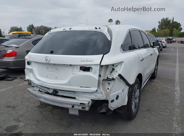 5J8YD4H34LL006367 2020 ACURA MDX White Rear right