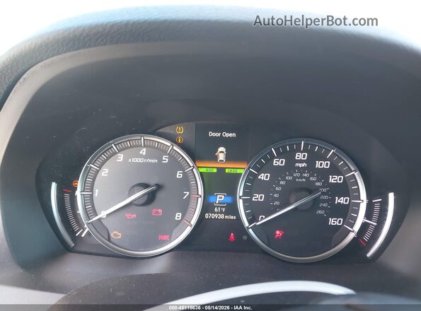 5J8YD4H35LL048370 2020 ACURA MDX Black Vista de los asientos traseros