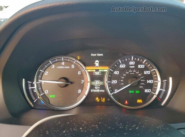 5J8YD7H50LL001086 2020 ACURA MDX Белый Вид щитка приборов