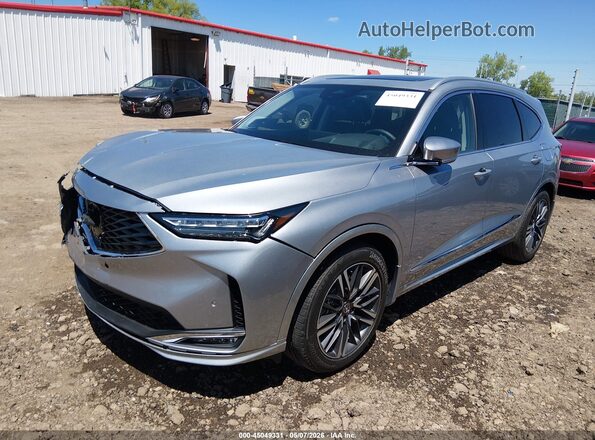 5J8YE1H80TL028034 2026 ACURA MDX Silver Առջևի ձախ երեք քառորդ տեսարան