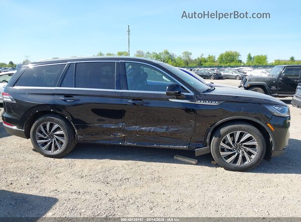 5LM5J0XCXSGL05818 2025 LINCOLN AVIATOR Black Widok wnętrza z tyłu