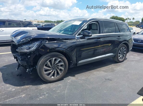 5LM5J6WC9SGL32772 2025 LINCOLN AVIATOR Черный Передняя левая четверть