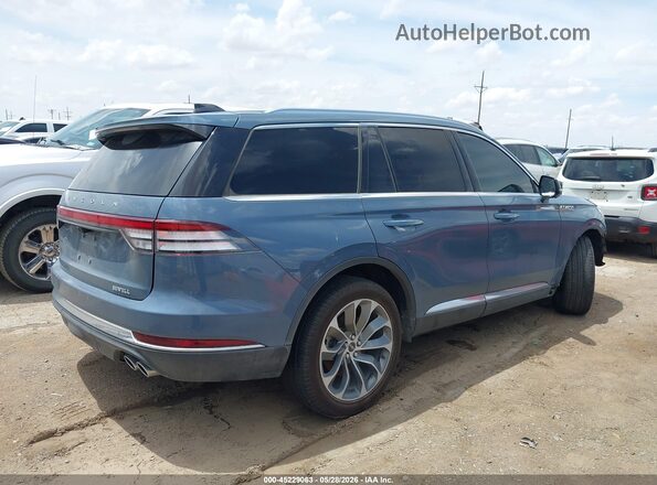 5LM5J7WC0SGL14571 2025 LINCOLN AVIATOR Blue Trasero derecho