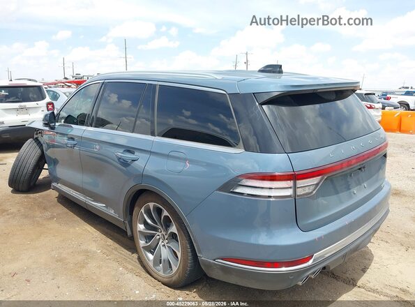 5LM5J7WC0SGL14571 2025 LINCOLN AVIATOR Blue Trasero izquierdo