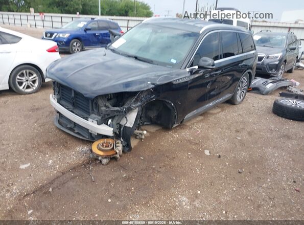 5LM5J7WC5LGL20965 2020 LINCOLN AVIATOR Black Przód lewy