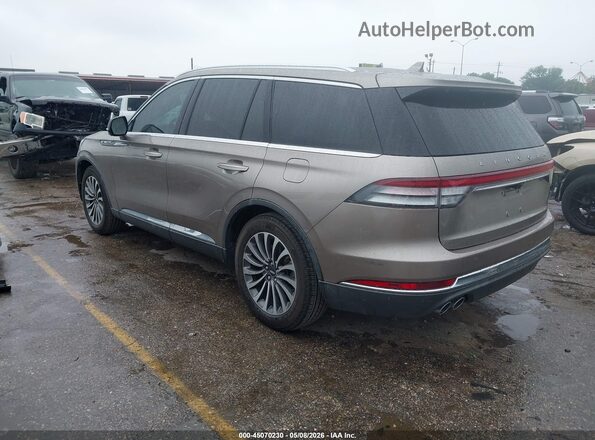 5LM5J7WC5LGL30928 2020 LINCOLN AVIATOR Beige Rear left