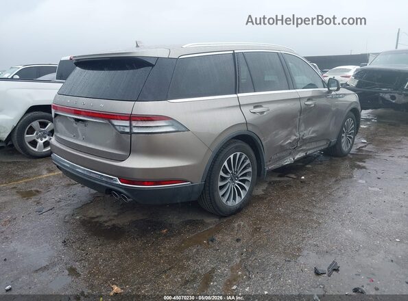 5LM5J7WC5LGL30928 2020 LINCOLN AVIATOR Beige Rear right