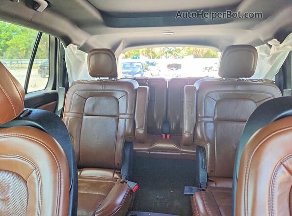 5LM5J7WC5LGL35160 2020 LINCOLN AVIATOR Black უკანა სავარძლების ხედი