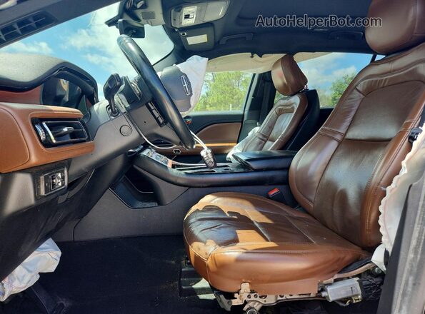 5LM5J7WC5LGL35160 2020 LINCOLN AVIATOR Black წინა სალონის ხედი