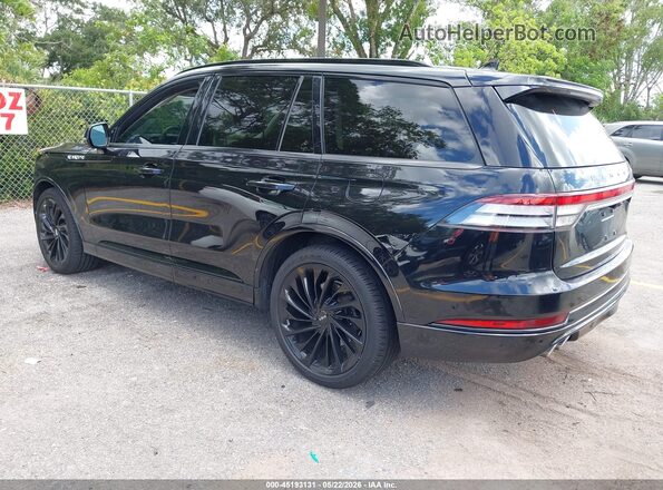 5LM5J7WC6PGL14274 2023 LINCOLN AVIATOR Black Задня ліва чверть