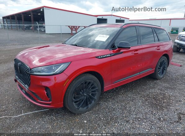 5LM5J7WC6TGL12700 2026 LINCOLN AVIATOR Red Przód lewy