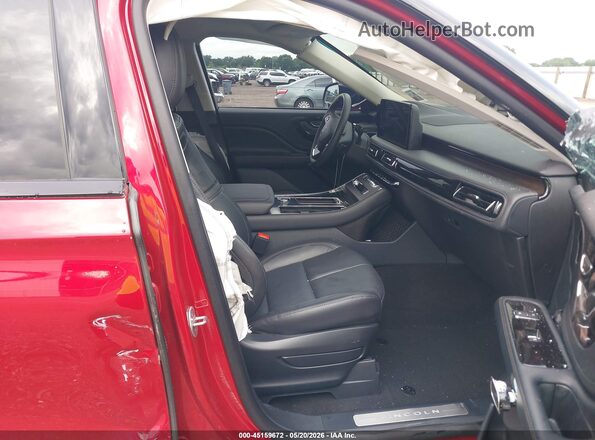 5LM5J7WC6TGL12700 2026 LINCOLN AVIATOR Red Widok wnętrza z przodu
