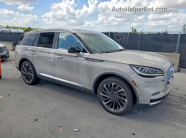 5LM5J7WC7RGL00337 2024 LINCOLN AVIATOR Cream Przód prawy