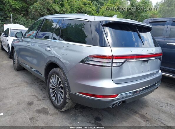 5LM5J7XC0LGL27773 2020 LINCOLN AVIATOR Silver Задня ліва чверть