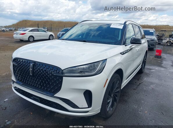 5LM5J7XC0SGL19512 2025 LINCOLN AVIATOR White Front left