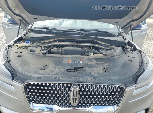 5LM5J7XC1MGL03175 2021 LINCOLN AVIATOR Silver ძრავის განყოფილების ხედი