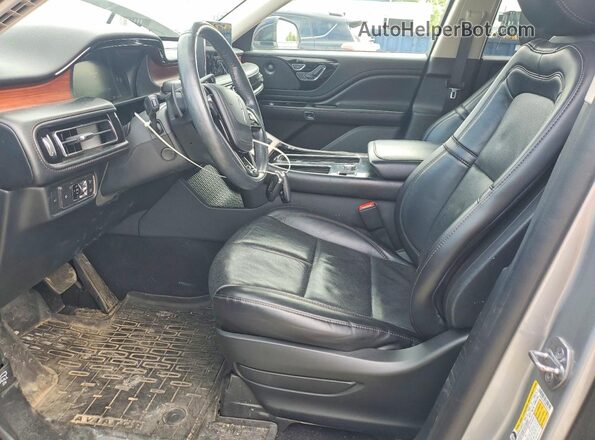 5LM5J7XC1MGL03175 2021 LINCOLN AVIATOR Silver წინა სალონის ხედი