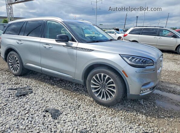 5LM5J7XC1MGL03175 2021 LINCOLN AVIATOR Silver წინა მარჯვენა