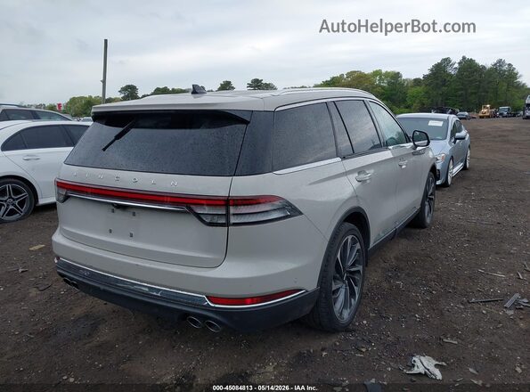 5LM5J7XC1NGL02593 2022 LINCOLN AVIATOR Cream Rear right