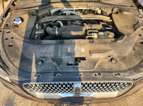 5LM5J7XC2LGL04267 2020 LINCOLN AVIATOR Brown ძრავის განყოფილების ხედი