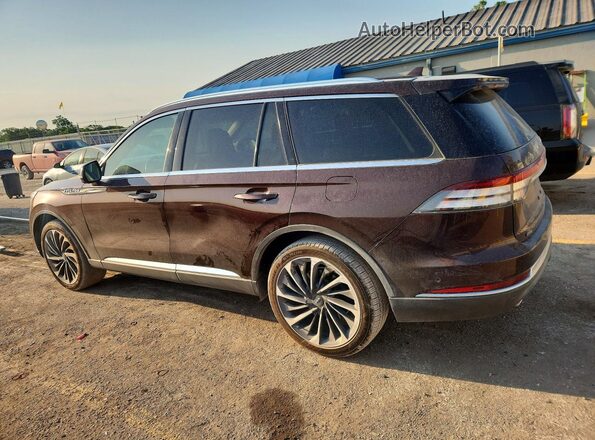 5LM5J7XC2LGL04267 2020 LINCOLN AVIATOR Brown უკანა მარცხენა