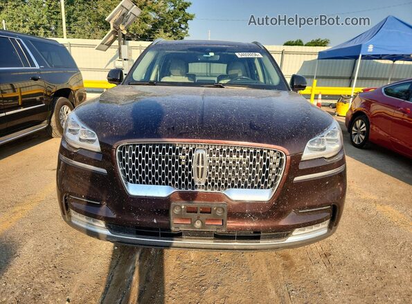 5LM5J7XC2LGL04267 2020 LINCOLN AVIATOR Brown წინა ხედი