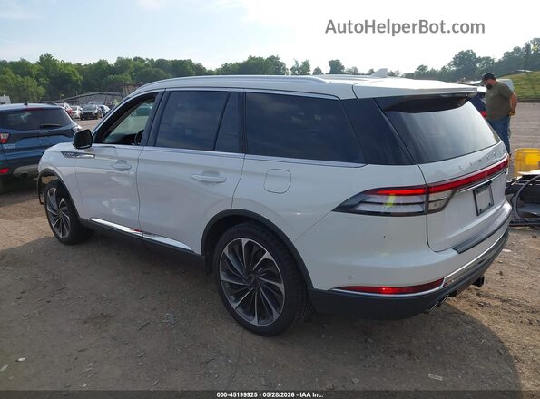 5LM5J7XC2NGL06202 2022 LINCOLN AVIATOR White Հետևի ձախ