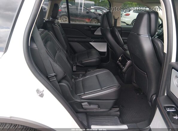 5LM5J7XC3MGL18244 2021 LINCOLN AVIATOR White Widok naklejki z numerem VIN