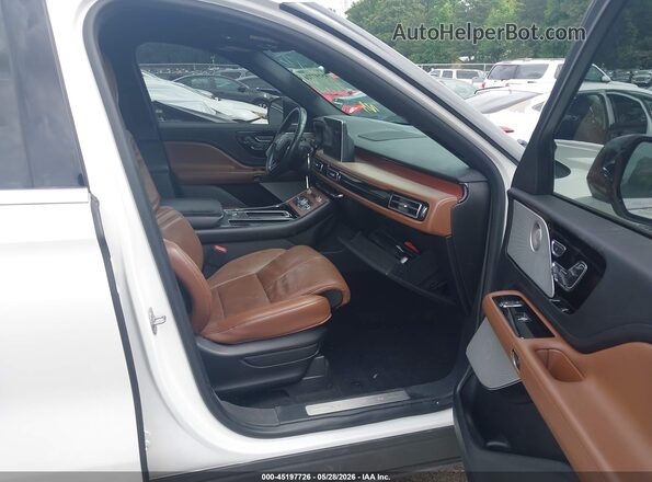 5LM5J7XC5LGL33472 2020 LINCOLN AVIATOR White წინა სალონის ხედი