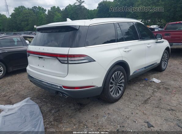 5LM5J7XC5LGL33472 2020 LINCOLN AVIATOR White უკანა მარჯვენა