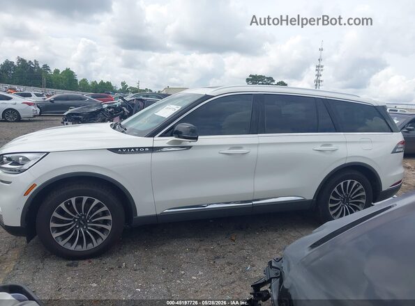 5LM5J7XC5LGL33472 2020 LINCOLN AVIATOR White სალონის 360-გრადუსიანი ხედი