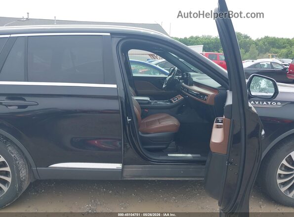 5LM5J7XC6LGL01422 2020 LINCOLN AVIATOR Black Вид салону спереду