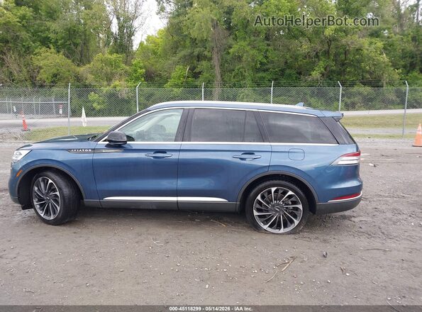 5LM5J7XC6LGL06071 2020 LINCOLN AVIATOR Blue Widok wnętrza 360 stopni