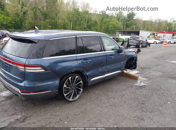 5LM5J7XC6LGL06071 2020 LINCOLN AVIATOR Blue Tył prawy