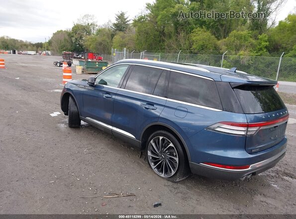 5LM5J7XC6LGL06071 2020 LINCOLN AVIATOR Blue Tył lewy