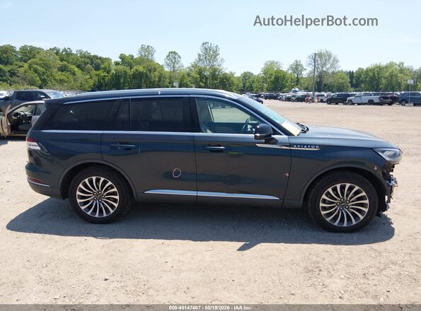 5LM5J7XC6PGL26410 2023 LINCOLN AVIATOR Blue სალონის 360-გრადუსიანი ხედი