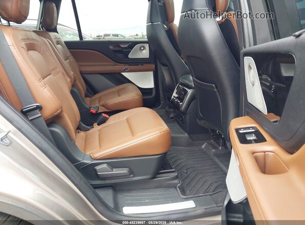 5LM5J7XC7MGL06890 2021 LINCOLN AVIATOR Beige Widok naklejki z numerem VIN