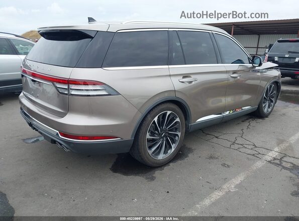 5LM5J7XC7MGL06890 2021 LINCOLN AVIATOR Beige Tył prawy