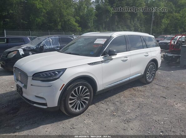 5LM5J7XC7NGL02677 2022 LINCOLN AVIATOR White Передня ліва чверть