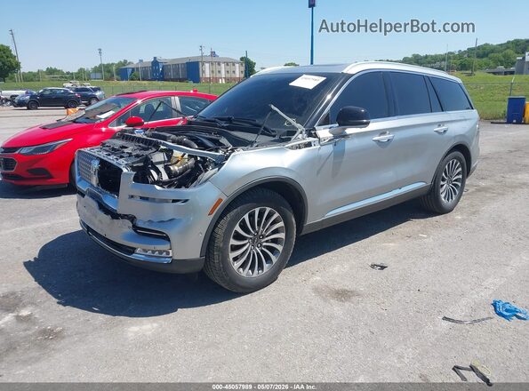 5LM5J7XC8LGL26788 2020 LINCOLN AVIATOR Gray Przód lewy