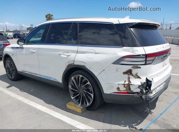5LM5J7XC8MGL11984 2021 LINCOLN AVIATOR White Հետևի ձախ