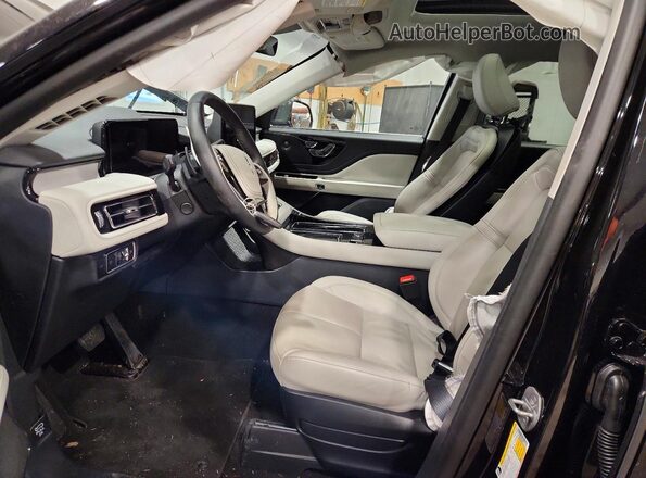 5LM5J7XC9SGL14728 2025 LINCOLN AVIATOR Black Vista interior delantera