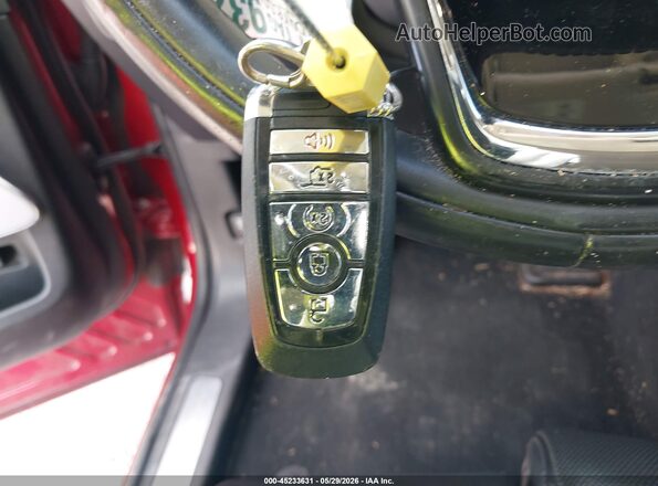 5LM5J7XCXLGL11659 2020 LINCOLN AVIATOR Red Widok deski rozdzielczej