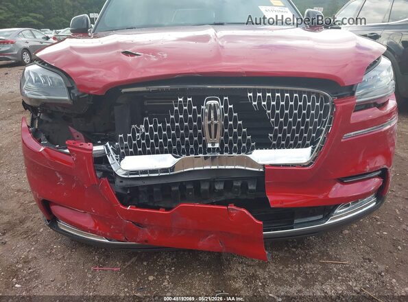 5LM5J7XCXLGL37243 2020 LINCOLN AVIATOR Red Դիմացի տեսք