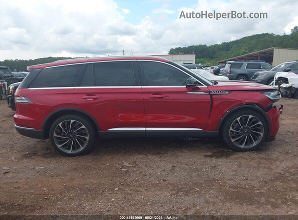 5LM5J7XCXLGL37243 2020 LINCOLN AVIATOR Red Սալոնի հետևի տեսք