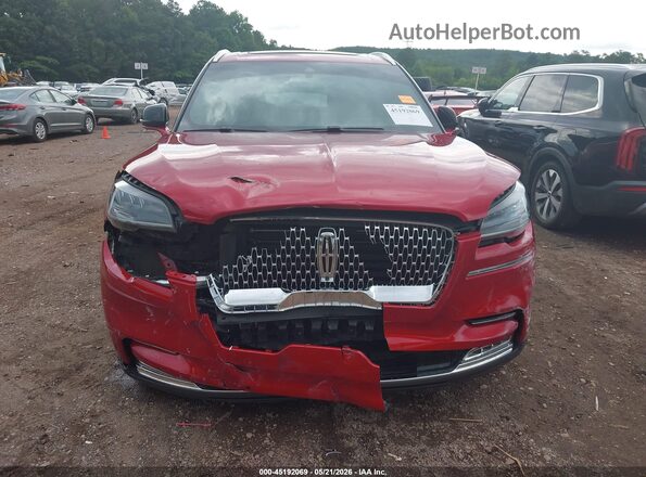 5LM5J7XCXLGL37243 2020 LINCOLN AVIATOR Red Սարքավորումների վահանակի տեսք