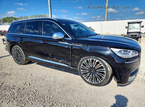 5LM5J9XC8MGL01662 2021 LINCOLN AVIATOR Black Przód prawy