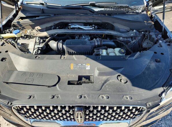 5LM5J9XC8MGL01662 2021 LINCOLN AVIATOR Black Widok komory silnika