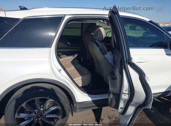 5LMCJ1C93LUL29078 2020 LINCOLN CORSAIR White Vista de la etiqueta del VIN