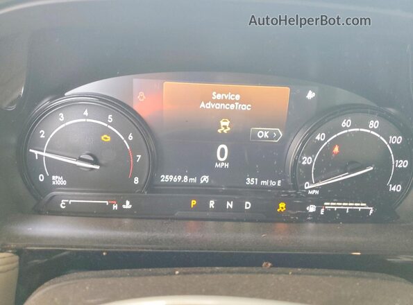 5LMCJ1C96LUL27731 2020 LINCOLN CORSAIR Black Instrument cluster view